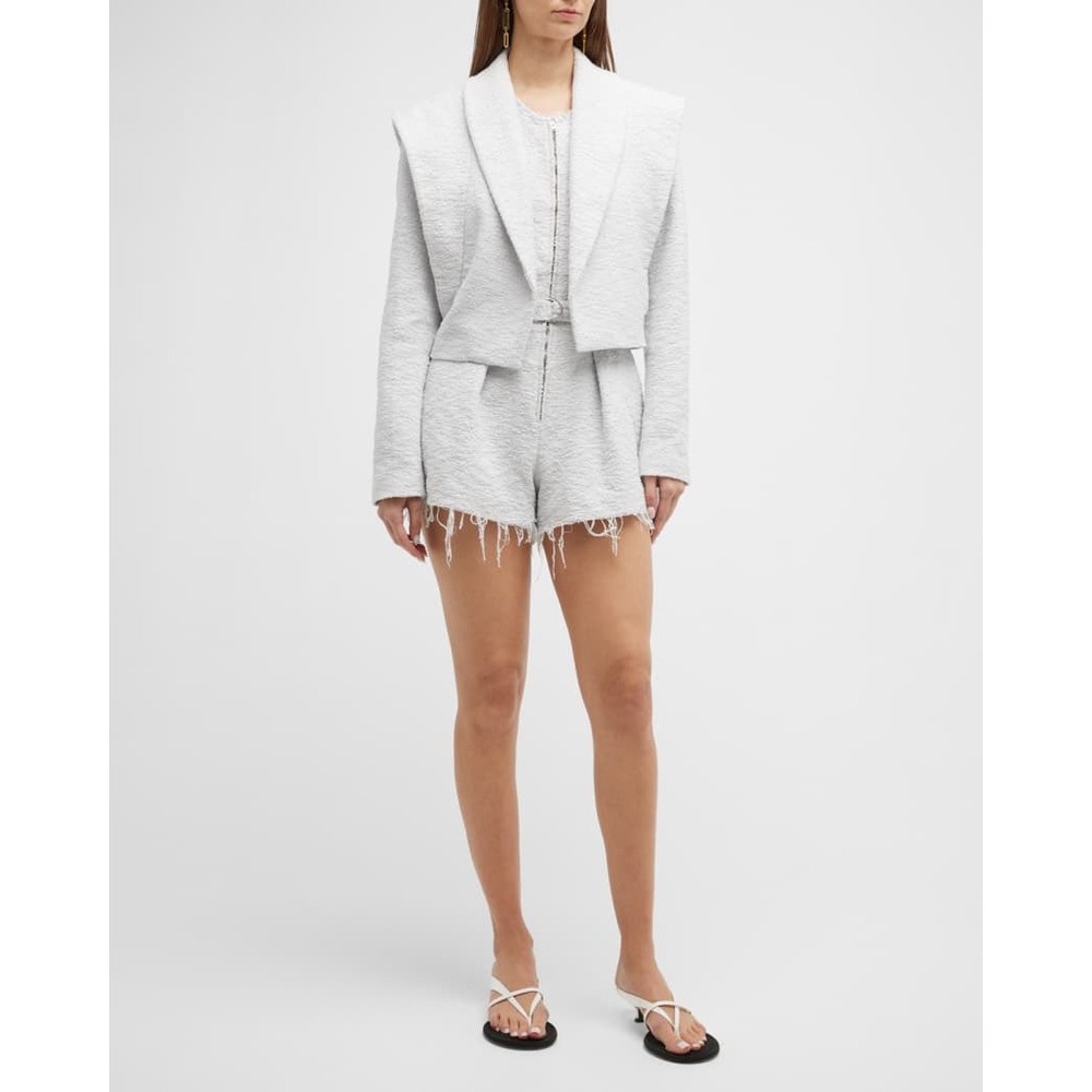 NWT Oceana Cropped Open Front Structured Jacket / Size 10 - Picture 8 of 8